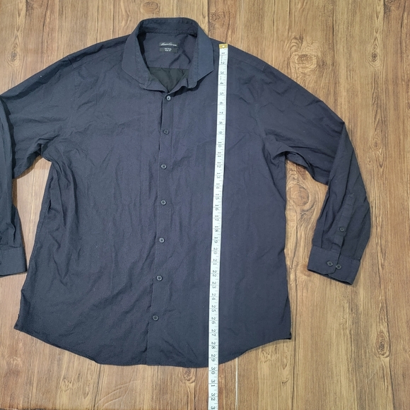 Kenneth Cole New York Non Iron Slim Fit Collar Dress Shirt - Mens Size 17 32/33 - Picture 7 of 10